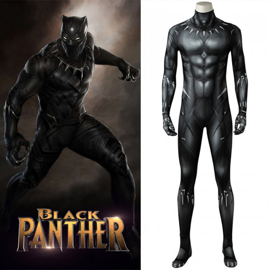 2018 Black Panther Cosplay Costume 3D Printed Black Panther Jumpsuit 2018 Black Panther Cosplay Costume 3D Printed Black Panther Jumpsuit
