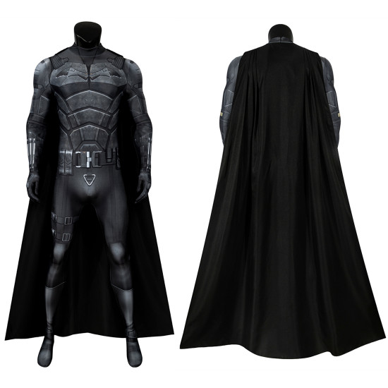 2022 Movie The Batman Bruce Wayne Robert Pattinson 3D Jumpsuit