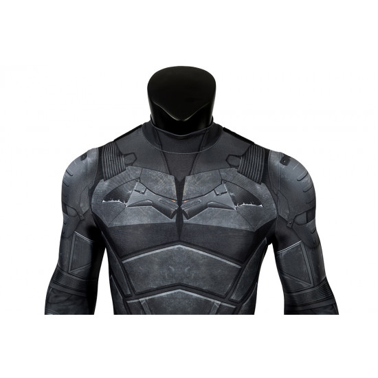 2022 Movie The Batman Bruce Wayne Robert Pattinson 3D Jumpsuit