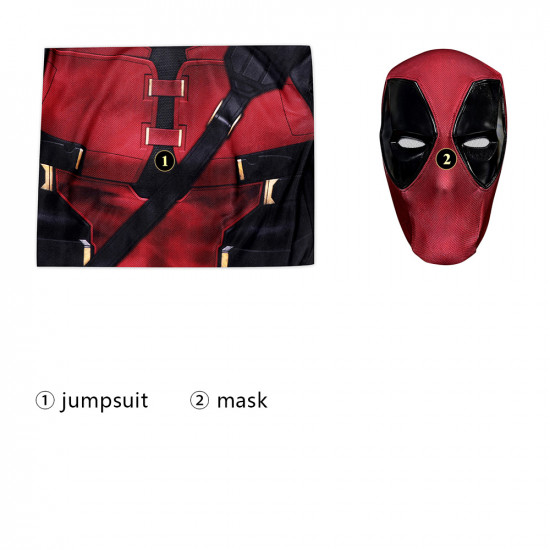 2024 Deadpool 3 Deadpool Cosplay Jumpsuit
