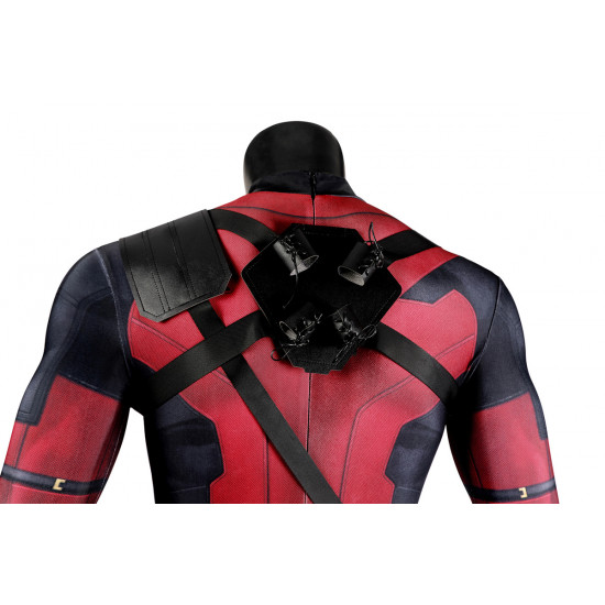 2024 Deadpool 3 Deadpool Cosplay Jumpsuit Full Set