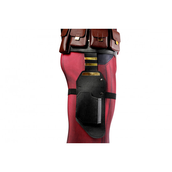 2024 Deadpool 3 Deadpool Cosplay Jumpsuit Full Set