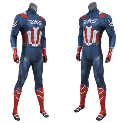 2025 Captain America 4 Sam Wilson Cosplay Jumpsuit