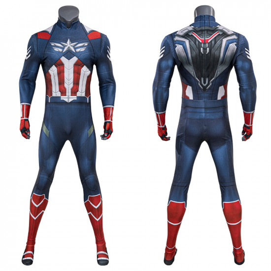 2025 Captain America 4 Sam Wilson Cosplay Jumpsuit 2025 Captain America 4 Sam Wilson Cosplay Jumpsuit