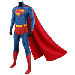 2025 Superman Legacy Clark Kent Jumpsuit with Cloak 2025 Superman Legacy Clark Kent Jumpsuit with Cloak