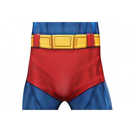 2025 Superman Legacy Clark Kent Jumpsuit with Cloak 2025 Superman Legacy Clark Kent Jumpsuit with Cloak
