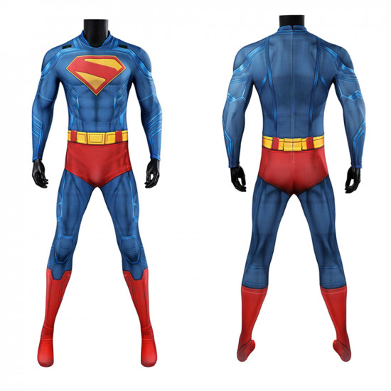2025 Superman Legacy Clark Kent Jumpsuit with Cloak 2025 Superman Legacy Clark Kent Jumpsuit with Cloak