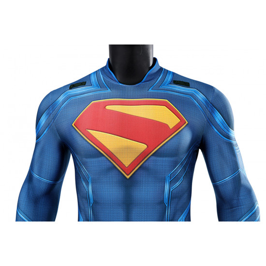 2025 Superman Legacy Clark Kent Jumpsuit with Cloak 2025 Superman Legacy Clark Kent Jumpsuit with Cloak