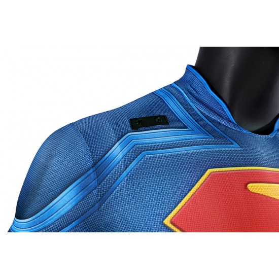 2025 Superman Legacy Clark Kent Jumpsuit with Cloak 2025 Superman Legacy Clark Kent Jumpsuit with Cloak