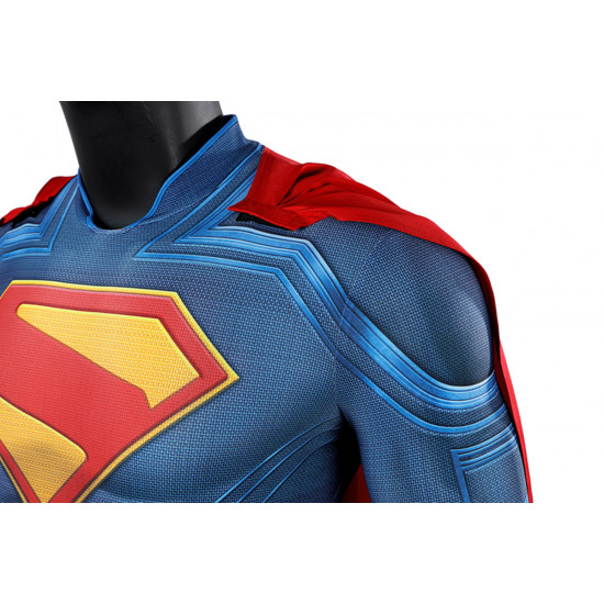 2025 Superman Legacy Clark Kent Jumpsuit with Cloak 2025 Superman Legacy Clark Kent Jumpsuit with Cloak