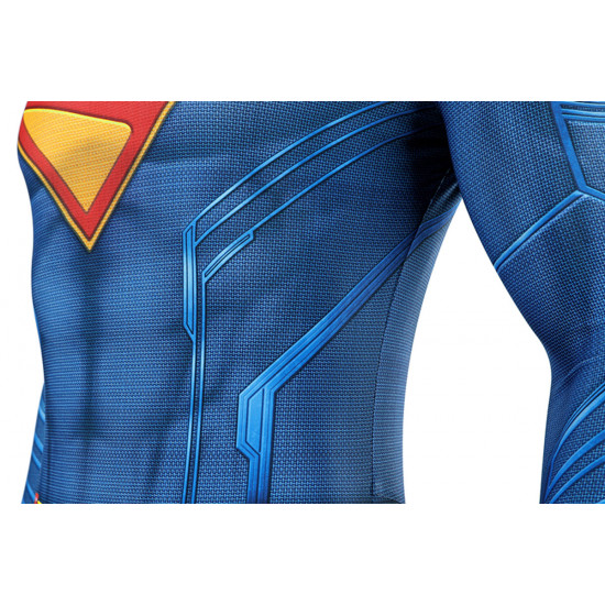 2025 Superman Legacy Clark Kent Jumpsuit with Cloak 2025 Superman Legacy Clark Kent Jumpsuit with Cloak