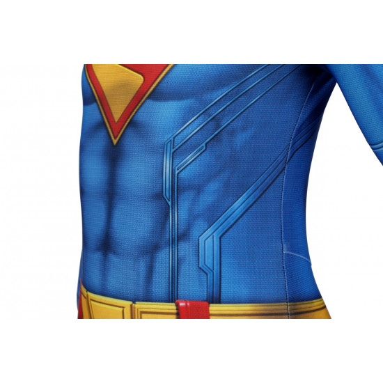 2025 Superman Legacy Clark Kent Kids Jumpsuit with Cloak