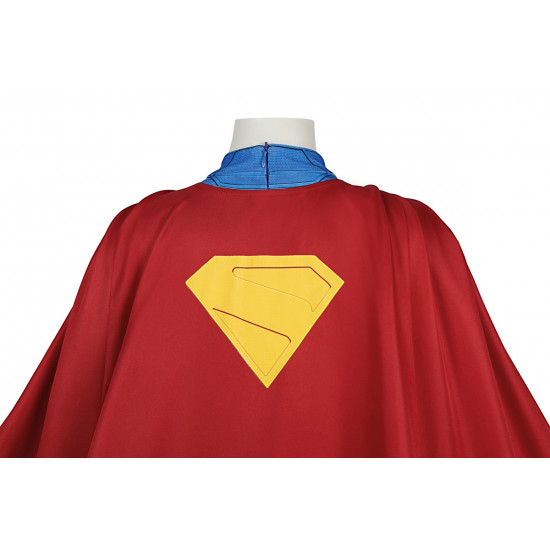 2025 Superman Legacy Clark Kent Kids Jumpsuit with Cloak