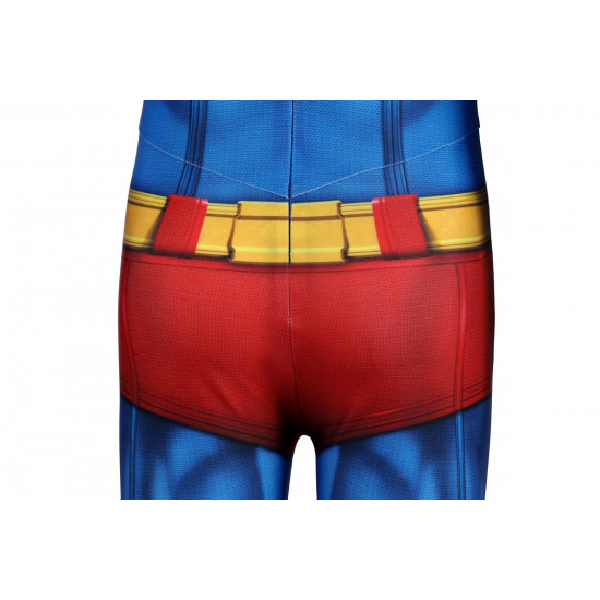 2025 Superman Legacy Clark Kent Kids Jumpsuit with Cloak
