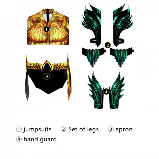 Aquaman and The Lost Kingdom Arthur Curry 3D Jumpsuit Aquaman and The Lost Kingdom Arthur Curry 3D Jumpsuit