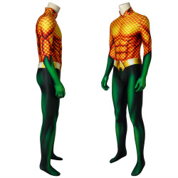 Aquaman Arthur Curry 3D Cosplay Jumpsuit Aquaman Arthur Curry 3D Cosplay Jumpsuit