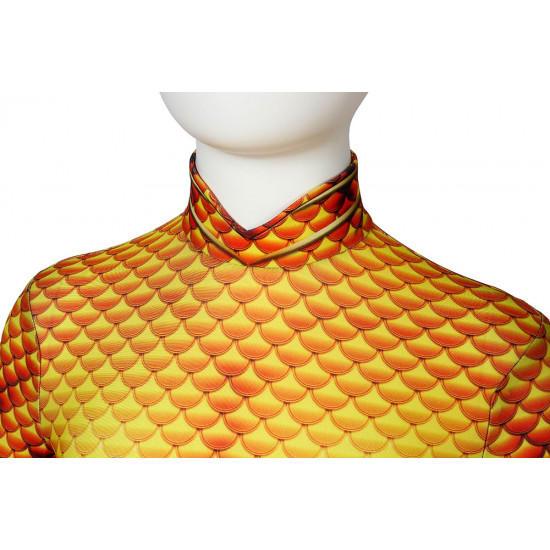 Aquaman Arthur Curry Kids 3D Cosplay Jumpsuit