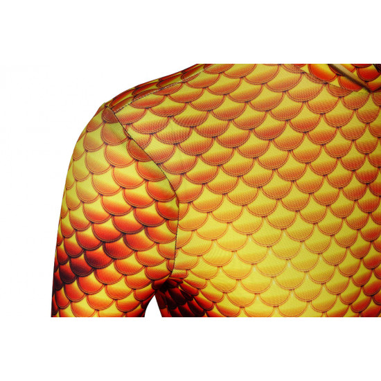 Aquaman Arthur Curry Kids 3D Cosplay Jumpsuit
