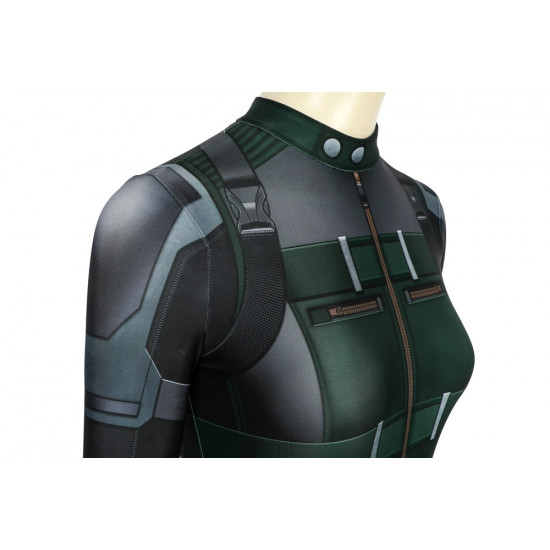 Avengers 3 Infinity War Black Widow Costume Natasha Romanoff 3D Jumpsuit