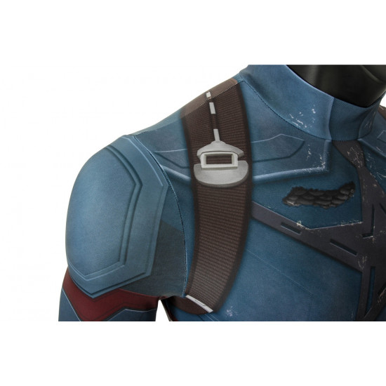 Avengers 3 Infinity War Captain America 3D Jumpsuit