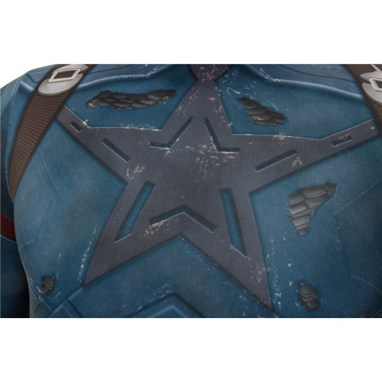 Avengers 3 Infinity War Captain America 3D Jumpsuit