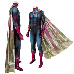 Avengers 3 Vision Jumpsuit 3D Cosplay Suit Avengers 3 Vision Jumpsuit 3D Cosplay Suit