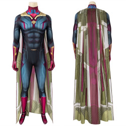 Avengers 3 Vision Jumpsuit 3D Cosplay Suit