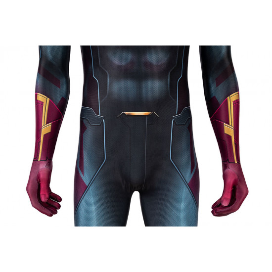 Avengers 3 Vision Jumpsuit 3D Cosplay Suit Avengers 3 Vision Jumpsuit 3D Cosplay Suit
