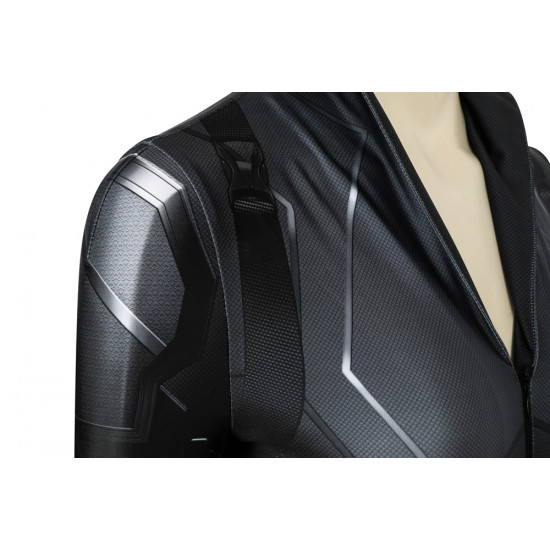 Avengers 4: Endgame Black Widow Natasha Romanoff Black 3D Jumpsuit