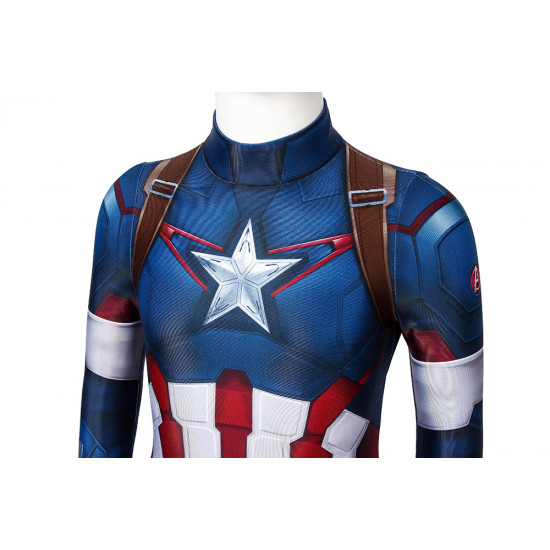 Avengers Age of Ultron Captain America Kids 3D Jumpsuit