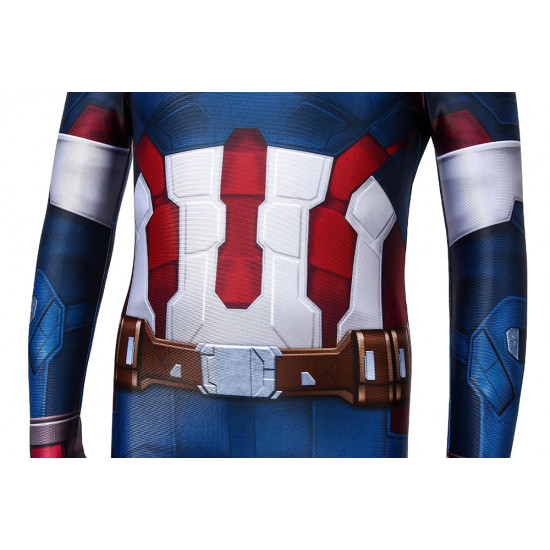 Avengers Age of Ultron Captain America Kids 3D Jumpsuit