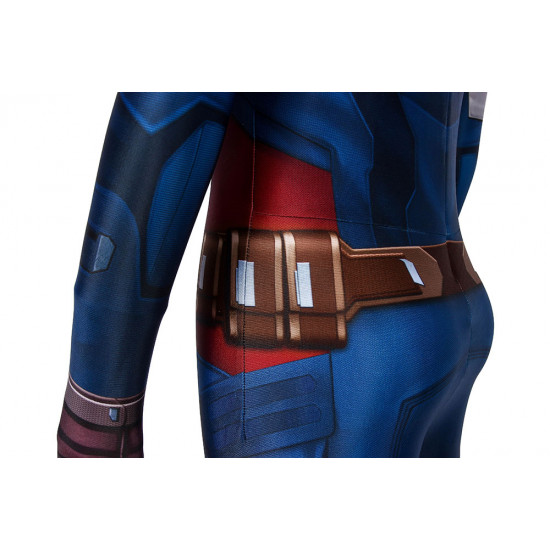 Avengers Age of Ultron Captain America Kids 3D Jumpsuit