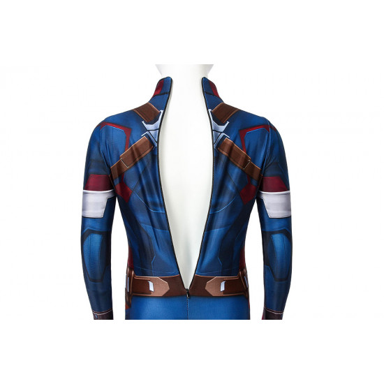 Avengers Age of Ultron Captain America Kids 3D Jumpsuit