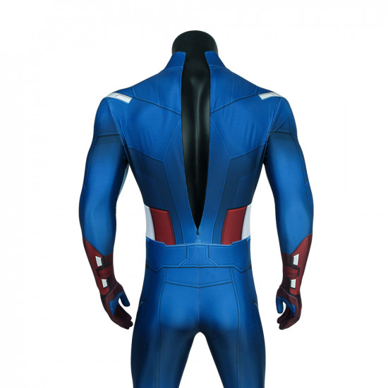 Avengers Captain America 3D Jumpsuit Avengers Captain America 3D Jumpsuit
