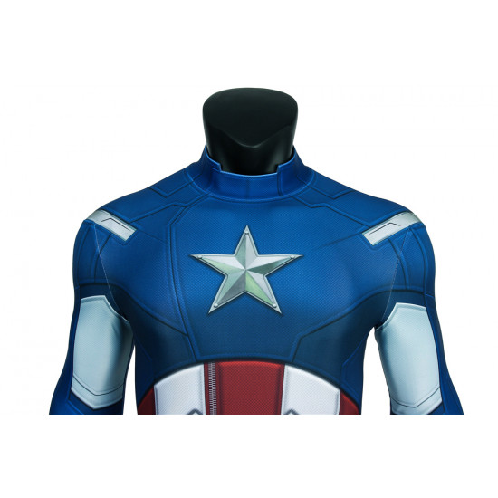 Avengers Captain America 3D Jumpsuit Avengers Captain America 3D Jumpsuit