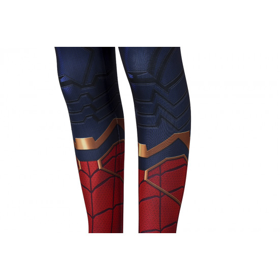 Avengers: Endgame Iron Spiderman Kids 3D Zentai Jumpsuit