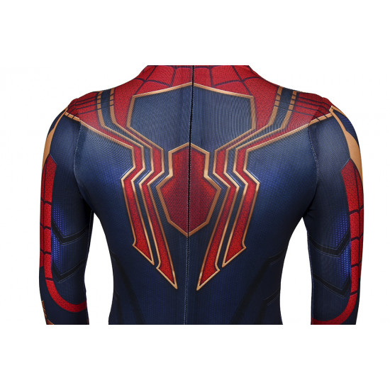 Avengers: Endgame Iron Spiderman Kids 3D Zentai Jumpsuit