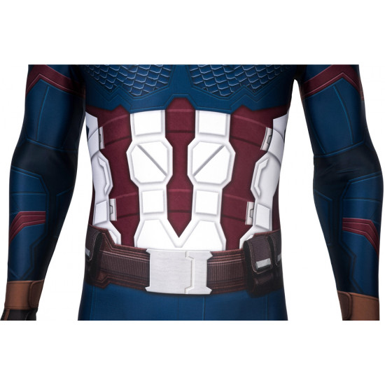 Avengers: Endgame Steven Rogers Captain America 3D Jumpsuit
