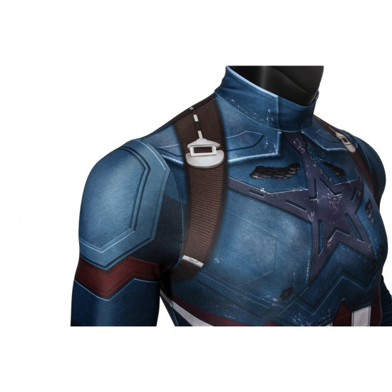 Avengers Infinity War Captain America 3D Jumpsuit Avengers Infinity War Captain America 3D Jumpsuit