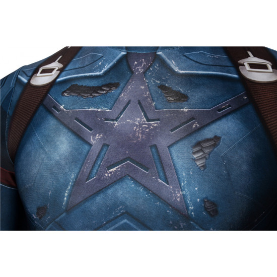 Avengers Infinity War Captain America 3D Jumpsuit Avengers Infinity War Captain America 3D Jumpsuit
