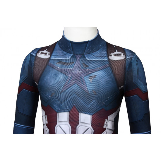 Avengers Infinity War Captain America Kids 3D Jumpsuit