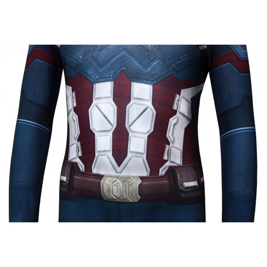 Avengers Infinity War Captain America Kids 3D Jumpsuit