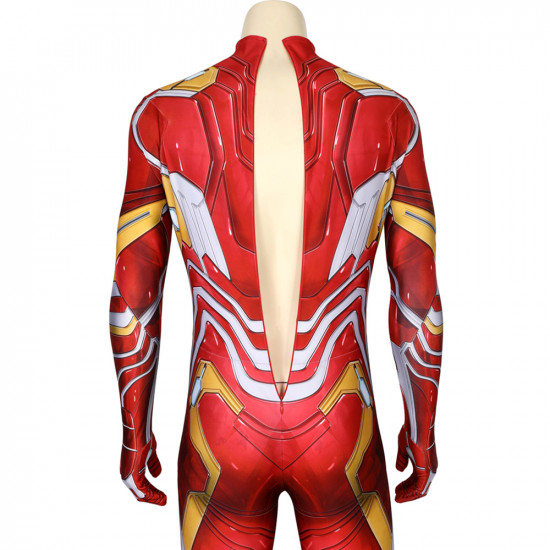 Avengers Iron Man Tony Stark Nanotech Suit Cosplay Jumpsuit