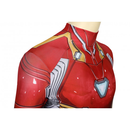 Avengers Iron Man Tony Stark Nanotech Suit Cosplay Jumpsuit