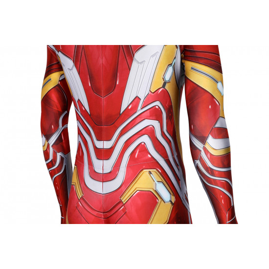 Avengers Iron Man Tony Stark Nanotech Suit Cosplay Jumpsuit