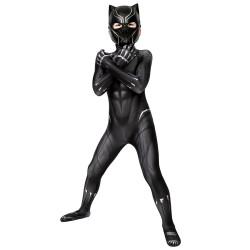 Black Panther 3D Kids Jumpsuit Black Panther 3D Kids Jumpsuit