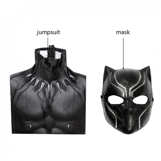 Black Panther 3D Kids Jumpsuit Black Panther 3D Kids Jumpsuit