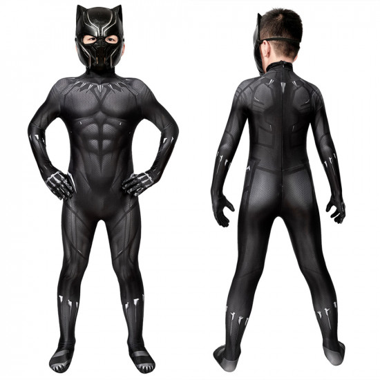 Black Panther 3D Kids Jumpsuit Black Panther 3D Kids Jumpsuit