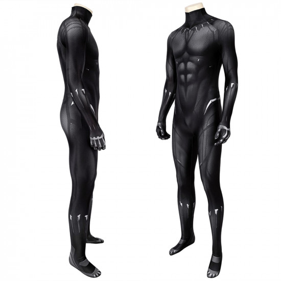 Black Panther T'Challa 3D Jumpsuit Black Panther T'Challa 3D Jumpsuit