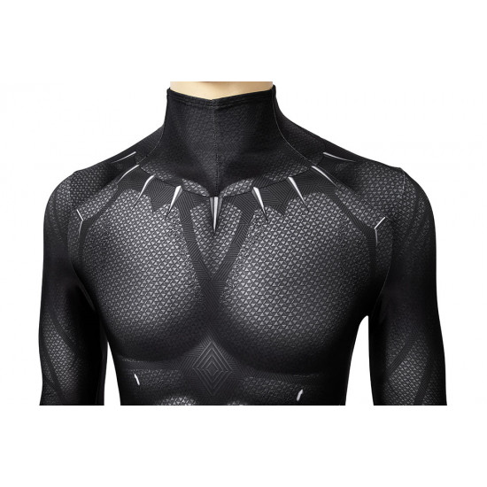 Black Panther T'Challa 3D Jumpsuit Black Panther T'Challa 3D Jumpsuit